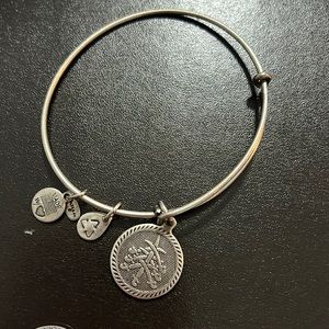 Alex and Ani silver swords bracelet